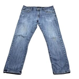 Lucky Brand‎ 221 Straight Jeans Distressed Denim Classic Fit Mens Size 38x30